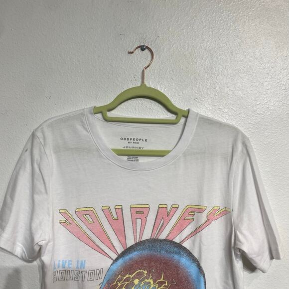Odd People White Journey Short Sleeve Tee Sz S - Picture 3 of 11